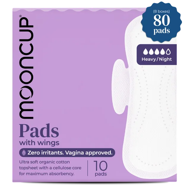 mooncup-restock-pack-80-assorbenti-heavy-notte-con-ali image 1
