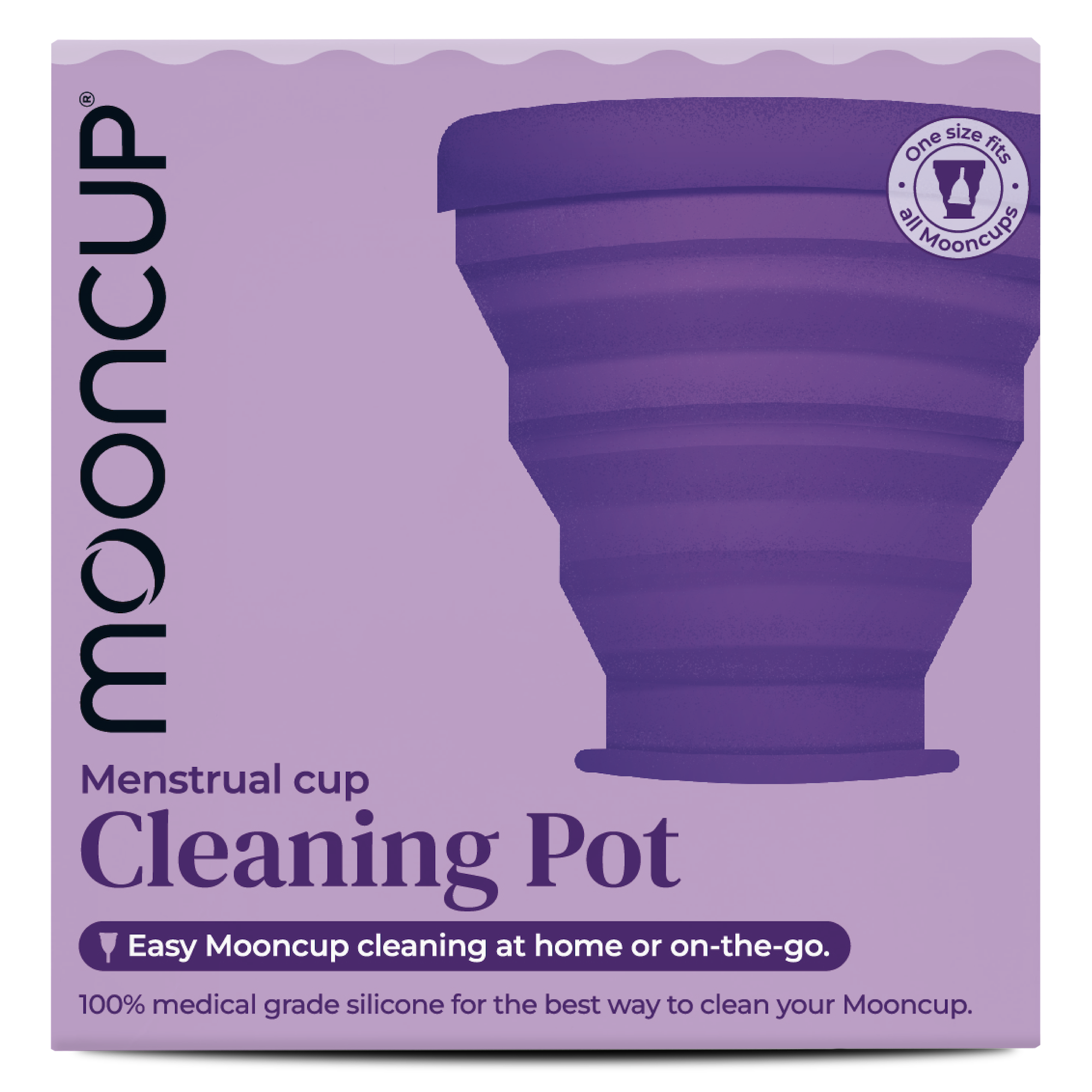 mooncup-contenitore-per-la-pulizia-coppetta-mestruale-in-silicone-collassabile image 1