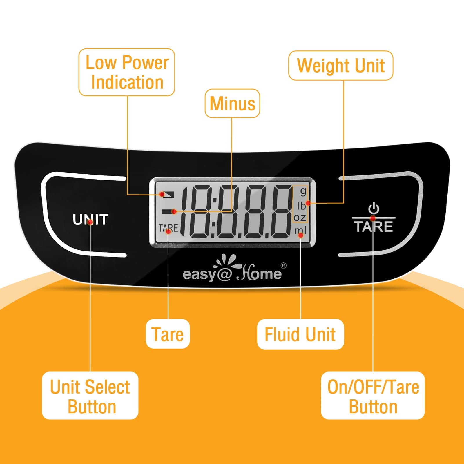 easy-home-digital-kitchen-scale-bilancia-da-cucina-digitale image 7