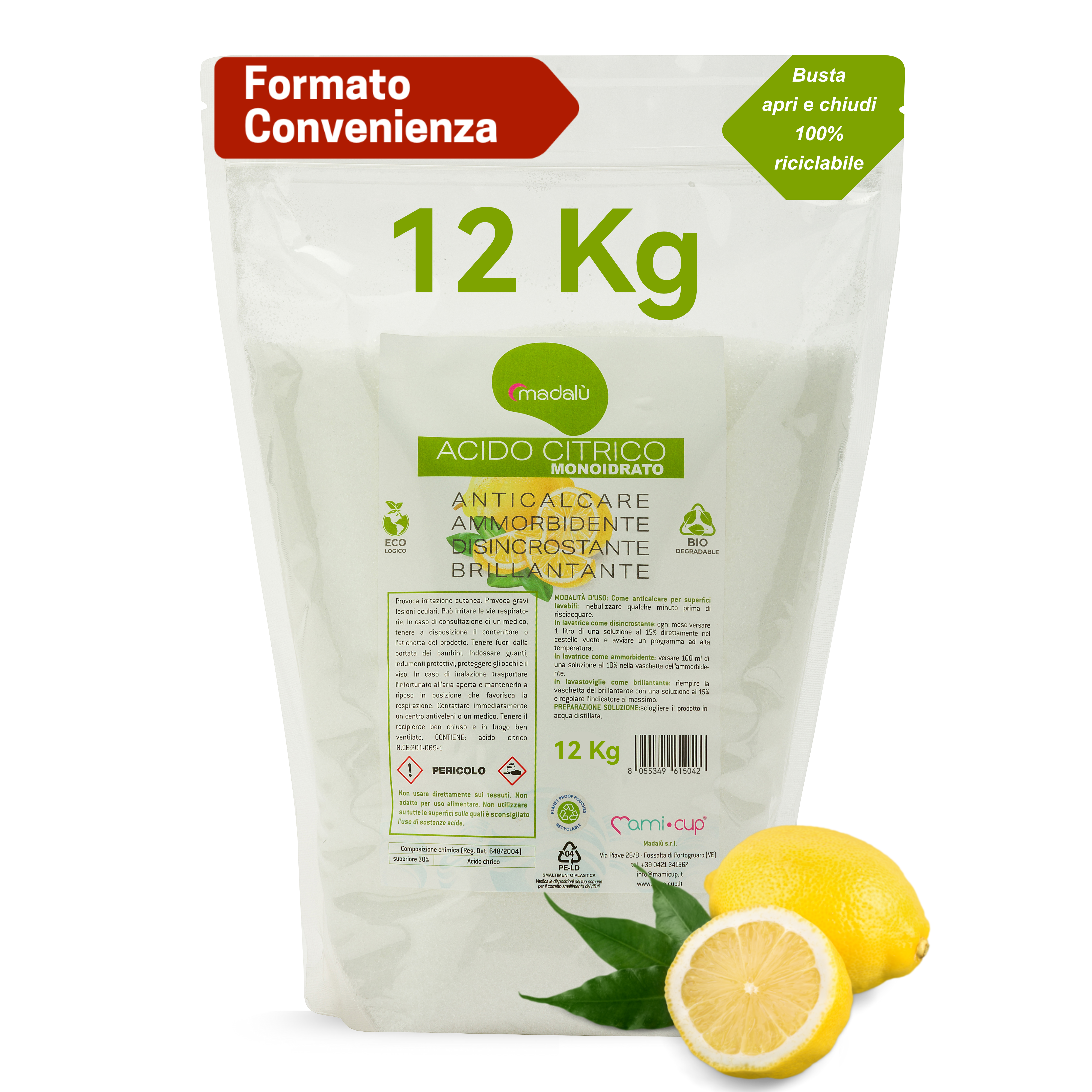 mamicup-acido-citrico-in-polvere-per-pulizie-naturali-12-kg-formato-famiglia-ant image 1