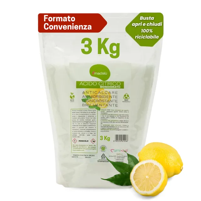 mamicup-acido-citrico-3-kg-in-polvere-anticalcare-e-ammorbidente-naturale image 1