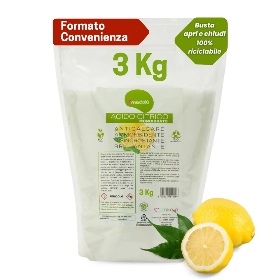 mamicup-acido-citrico-3-kg-in-polvere-anticalcare-e-ammorbidente-naturale image 1