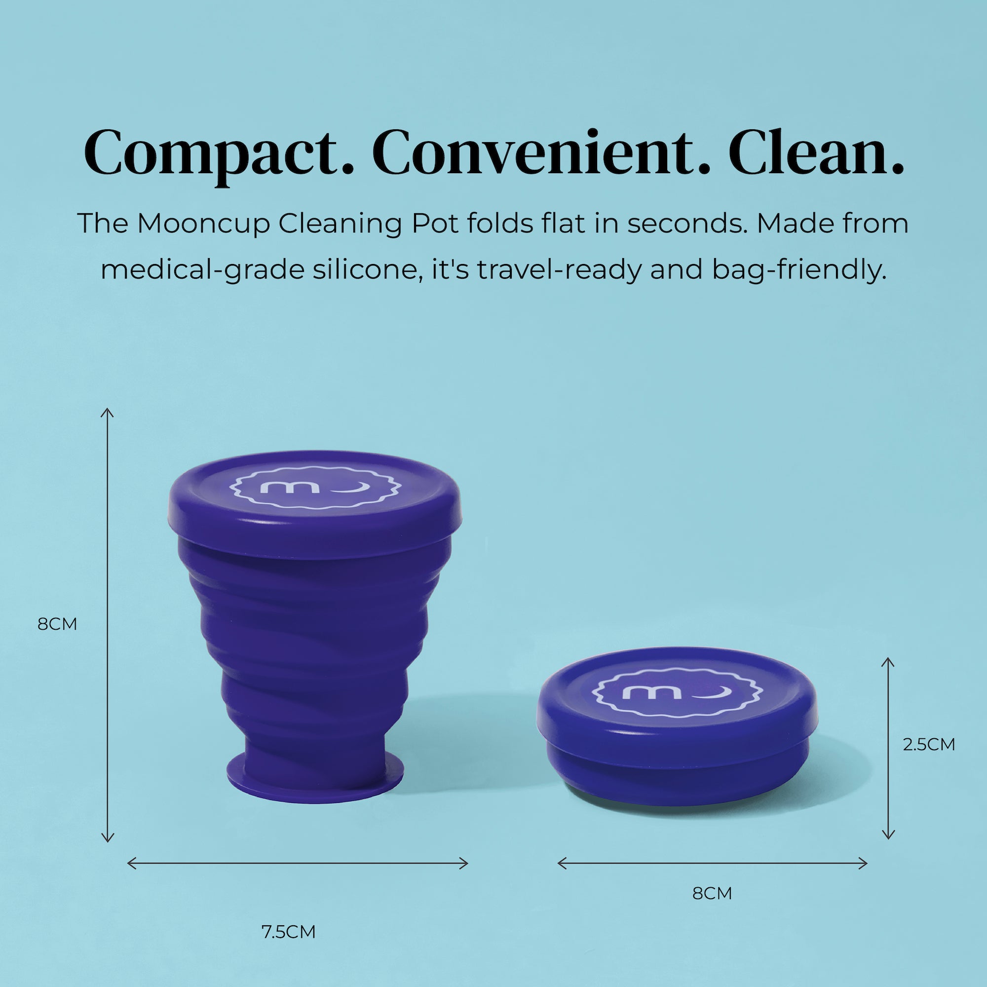 mooncup-contenitore-per-la-pulizia-coppetta-mestruale-in-silicone-collassabile image 7