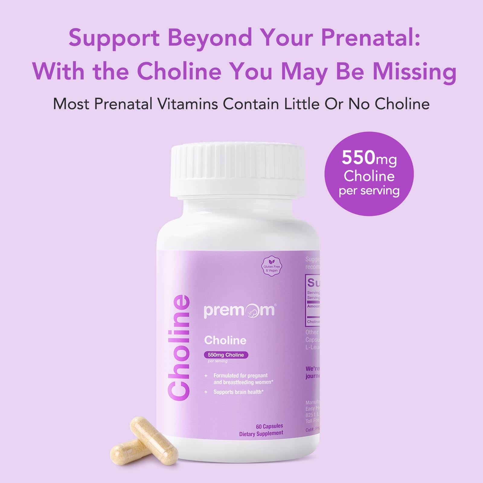 premom-prenatal-choline-bitartrate-supplement-integratore-prenatale image 3