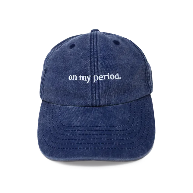 mooncup-on-my-period-cap-cappellino-ricamato-edizione-limitata image 1