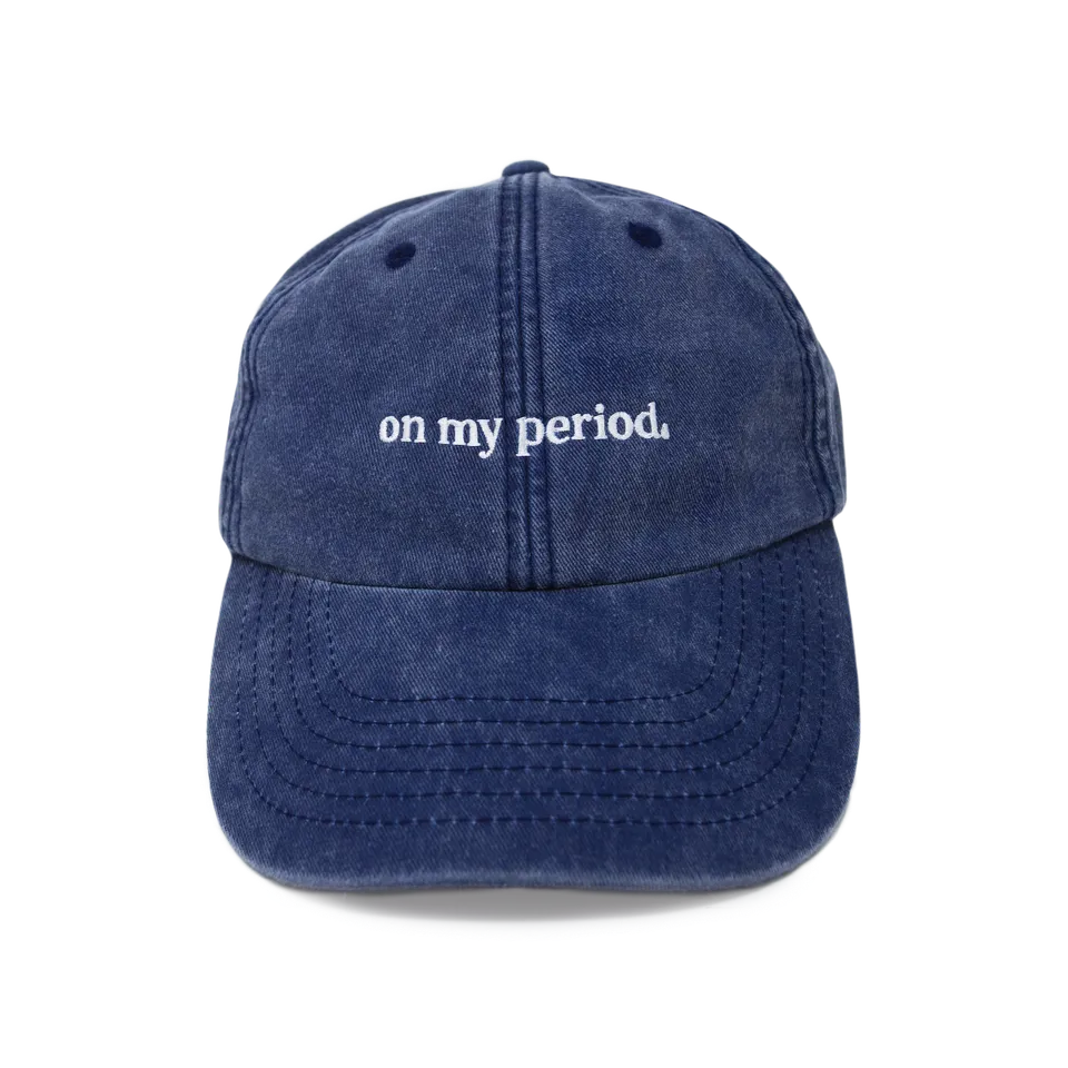 mooncup-on-my-period-cap-cappellino-ricamato-edizione-limitata image 1