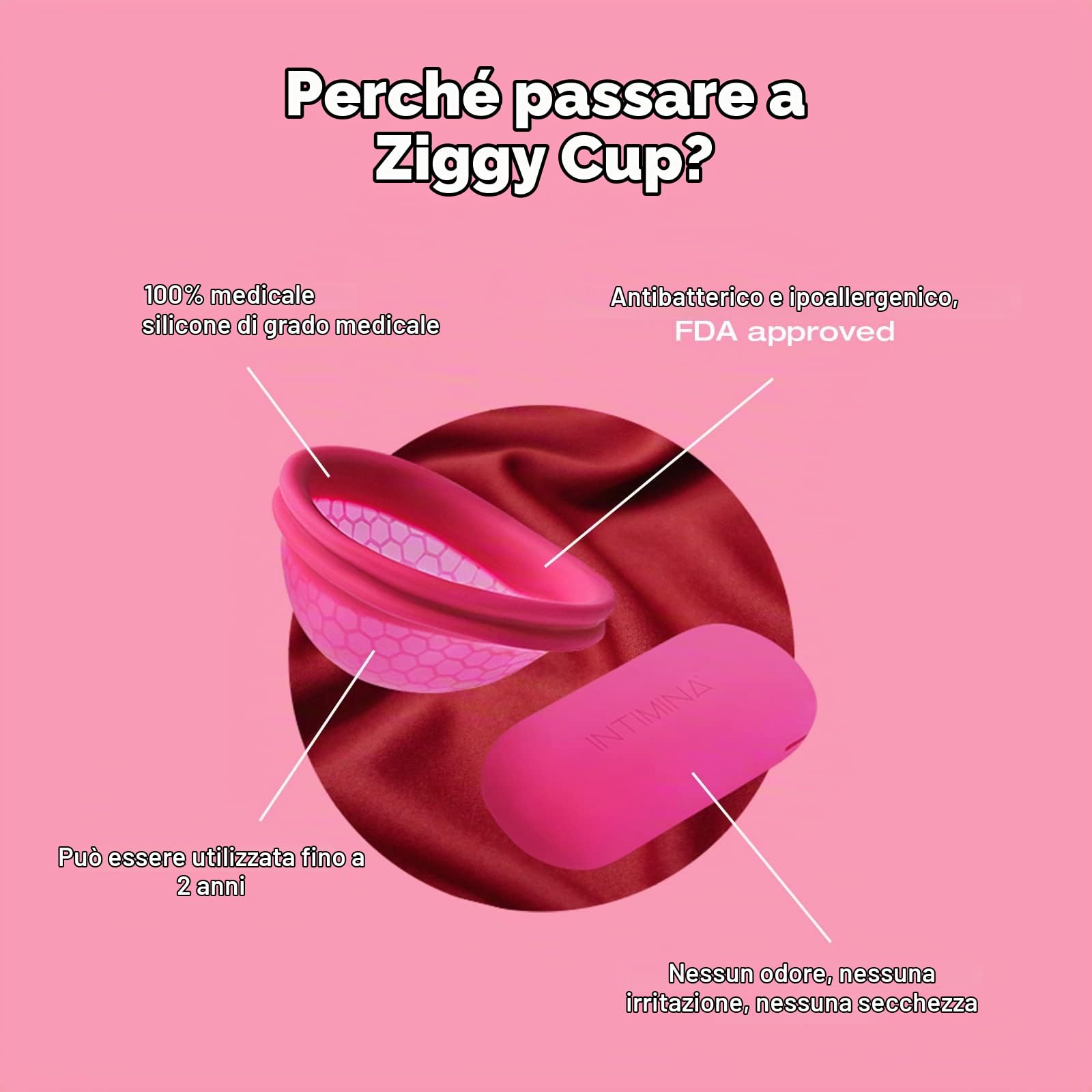 intimina-ziggy-cup-coppetta-mestruale-piatta-riutilizzabile image 3