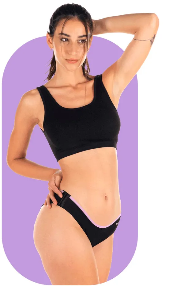 fluyda-travel-slip-mestruale-nero-con-ganci-laterali image 1
