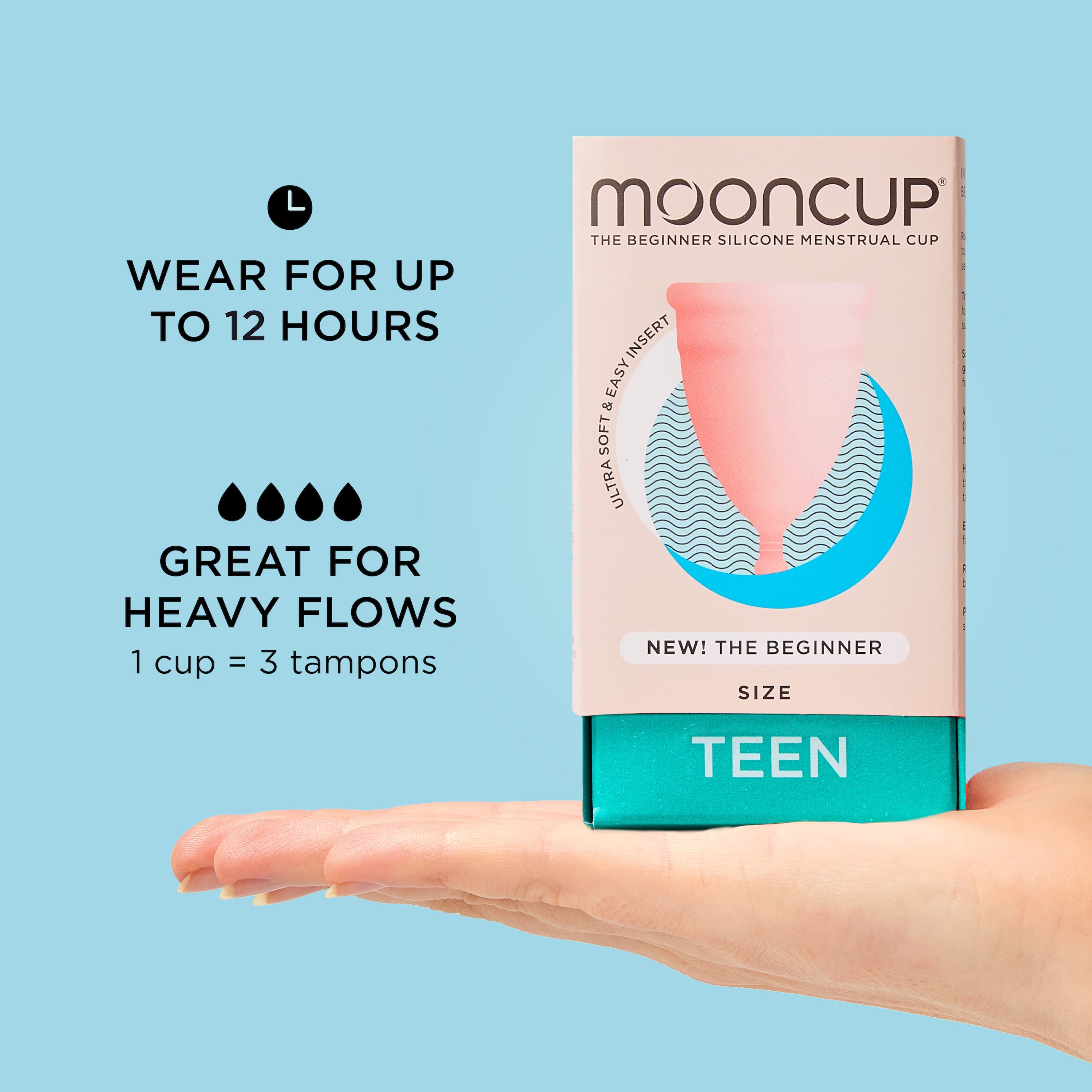mooncup-beginner-coppetta-mestruale-per-principianti-in-silicone-medico image 2