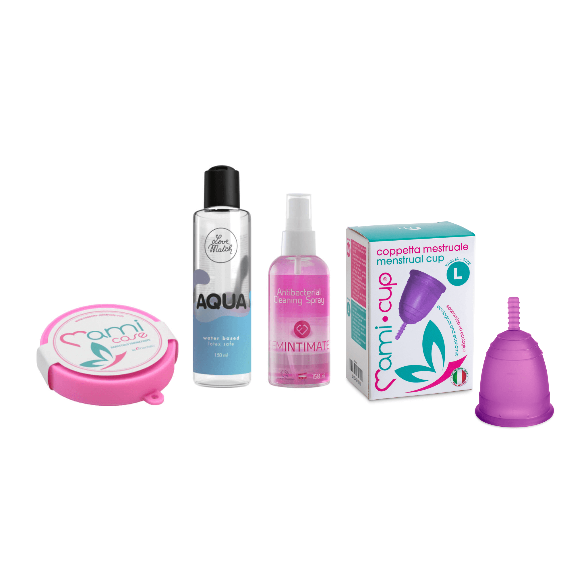 mamicup-kit-base-coppetta-mestruale-con-sterilizzatore-spray-gel-lubrificante-e- image 6