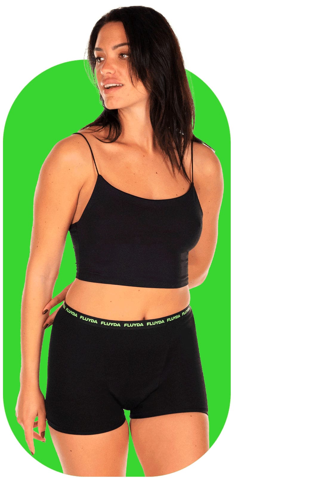 fluyda-boxer-organic-cotton-boxer-mestruale-cotone-bio-nero image 1