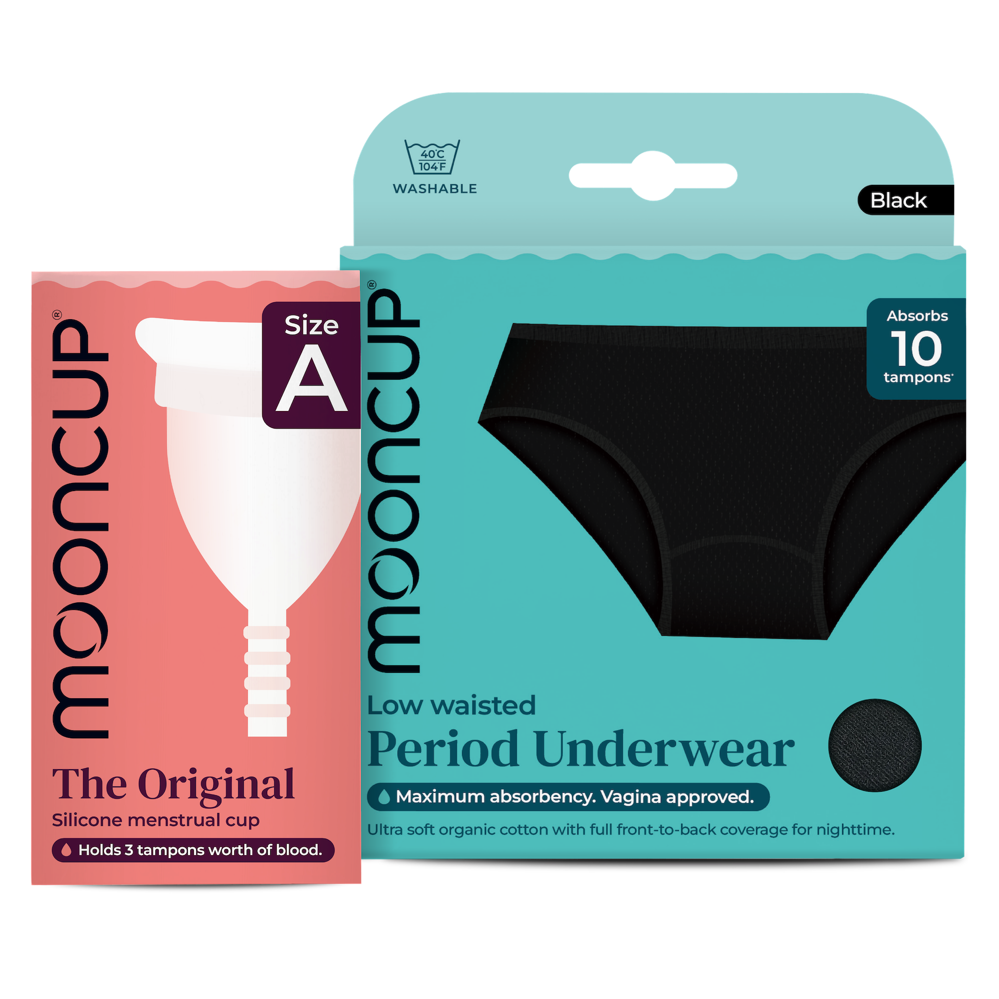 mooncup-original-mooncup-low-waist-period-pants-kit-mestruale-riutilizzabile image 1