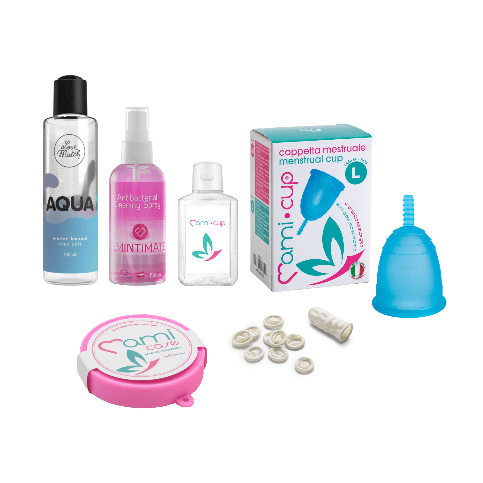mamicup-kit-completo-ciclo-mestruale-con-coppetta-sterilizzatore-spray-gel-e-mam image 4