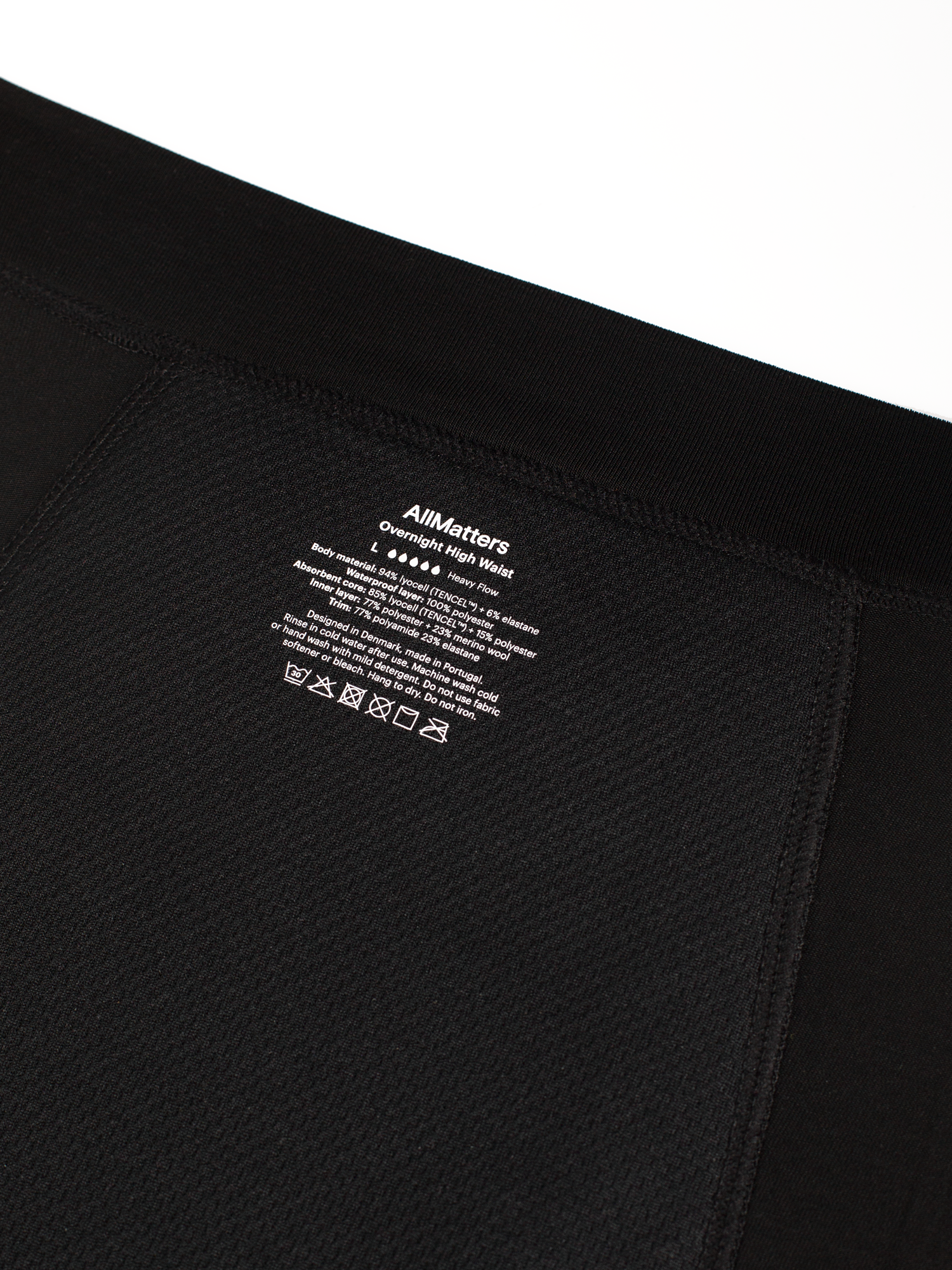 allmatters-overnight-high-waist-slip-mestruale-notte-nero image 7