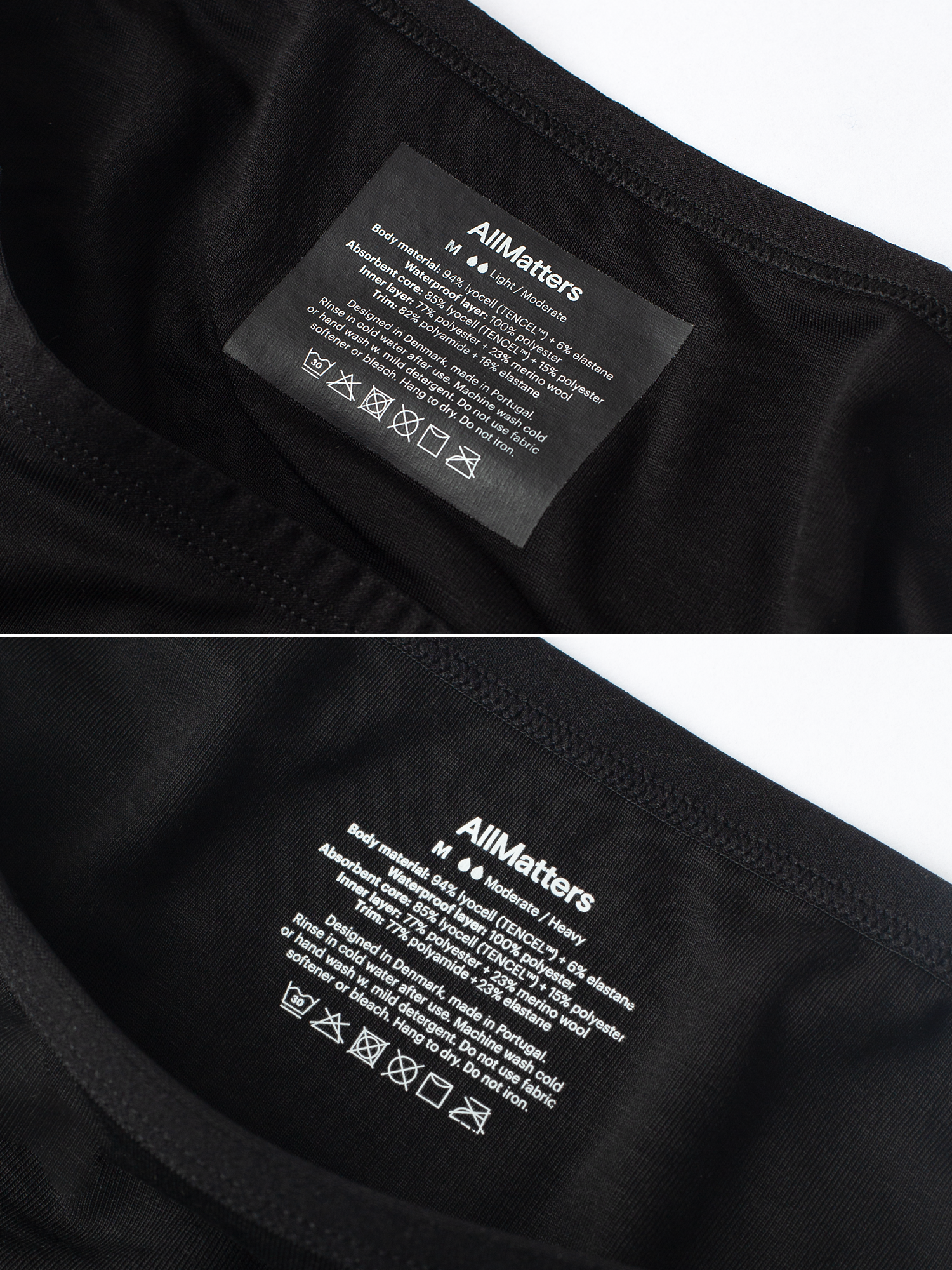 allmatters-slip-mestruale-tencel-brief-nero-imperfect-print image 2