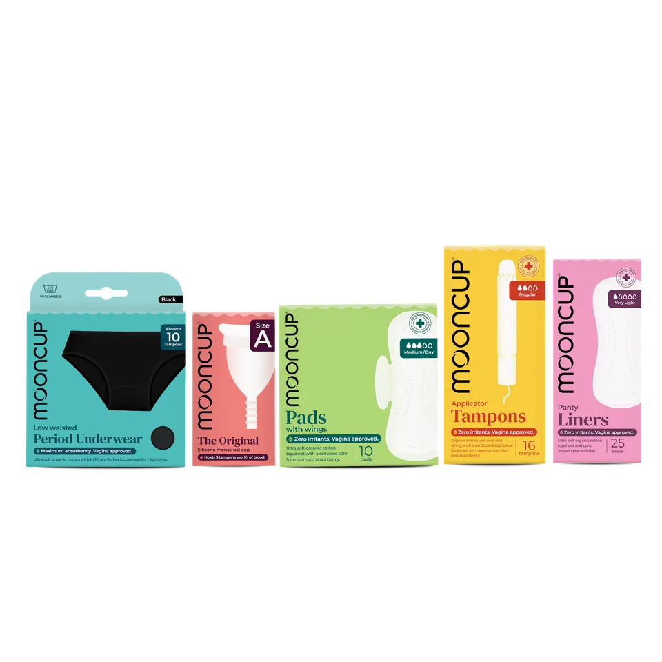 mooncup-starter-pack-slip-mestruale-low-waist image 1