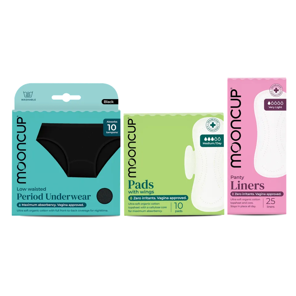 mooncup-free-flow-bundle-slip-assorbente-vita-bassa-assorbenti-e-salvaslip image 1