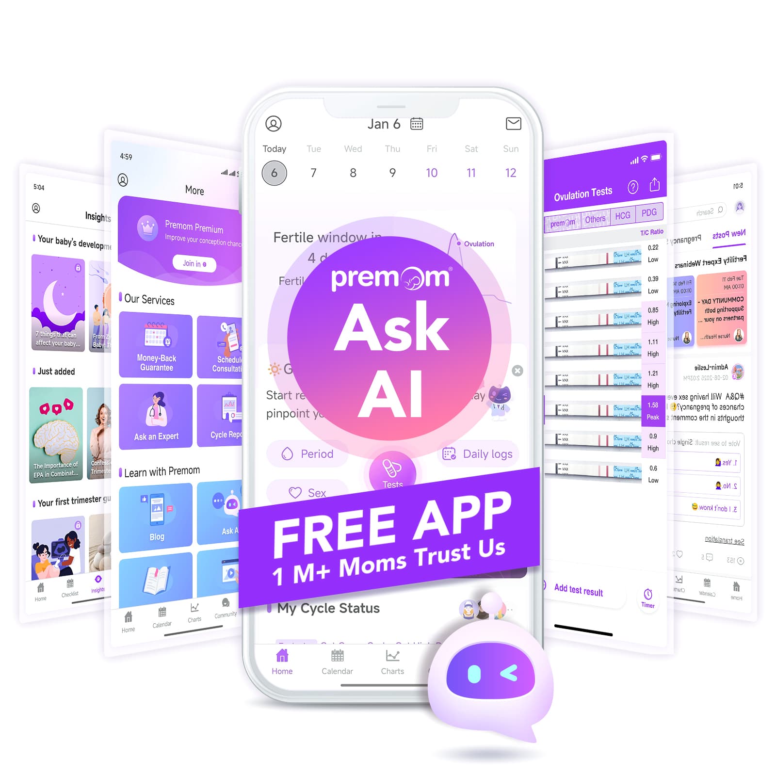 premom-easy-home-kit-test-ovulazione-e-gravidanza-con-bicchierini-pieghevoli image 6