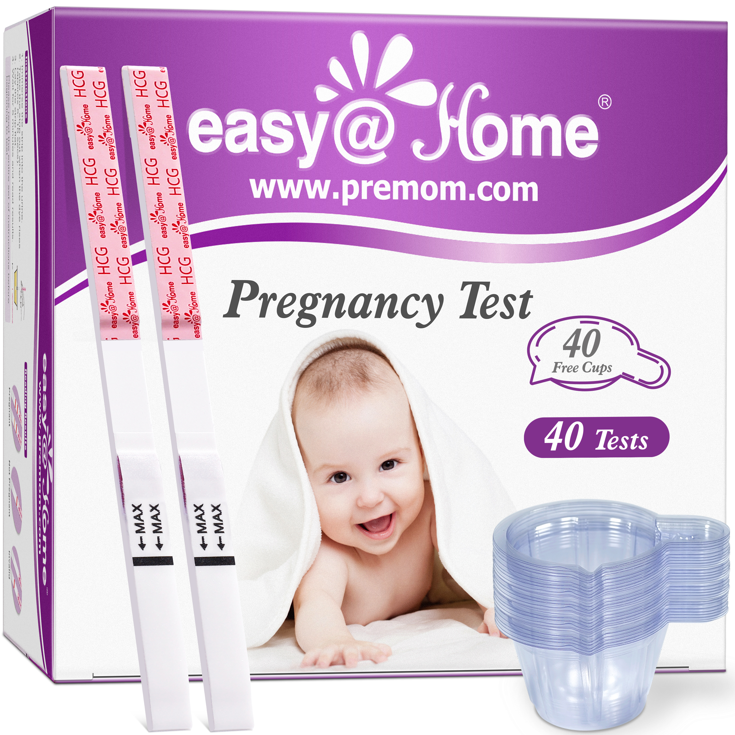 premom-easy-home-strisce-test-di-gravidanza-con-bicchieri image 1