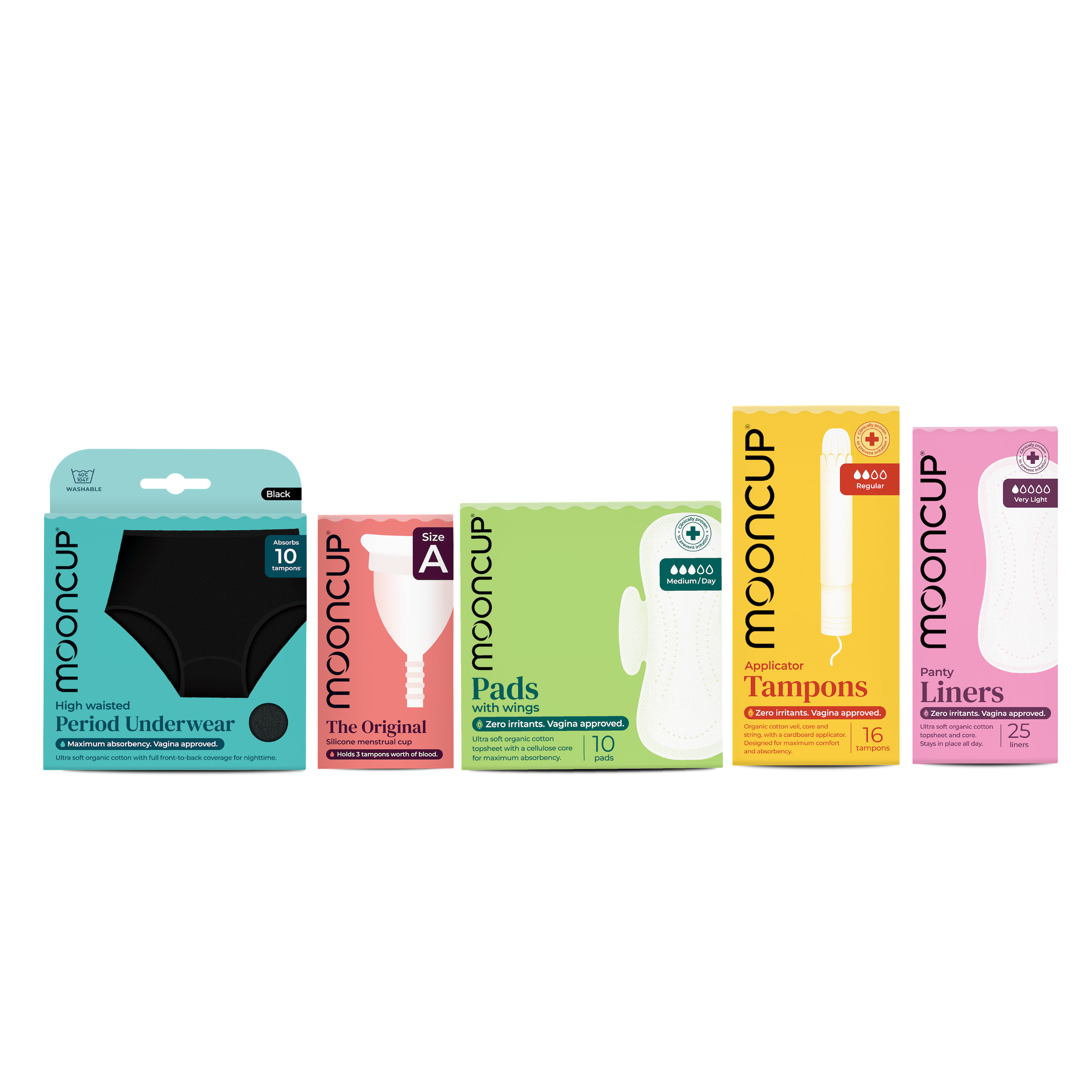 mooncup-starter-pack-slip-mestruale-high-waist image 1