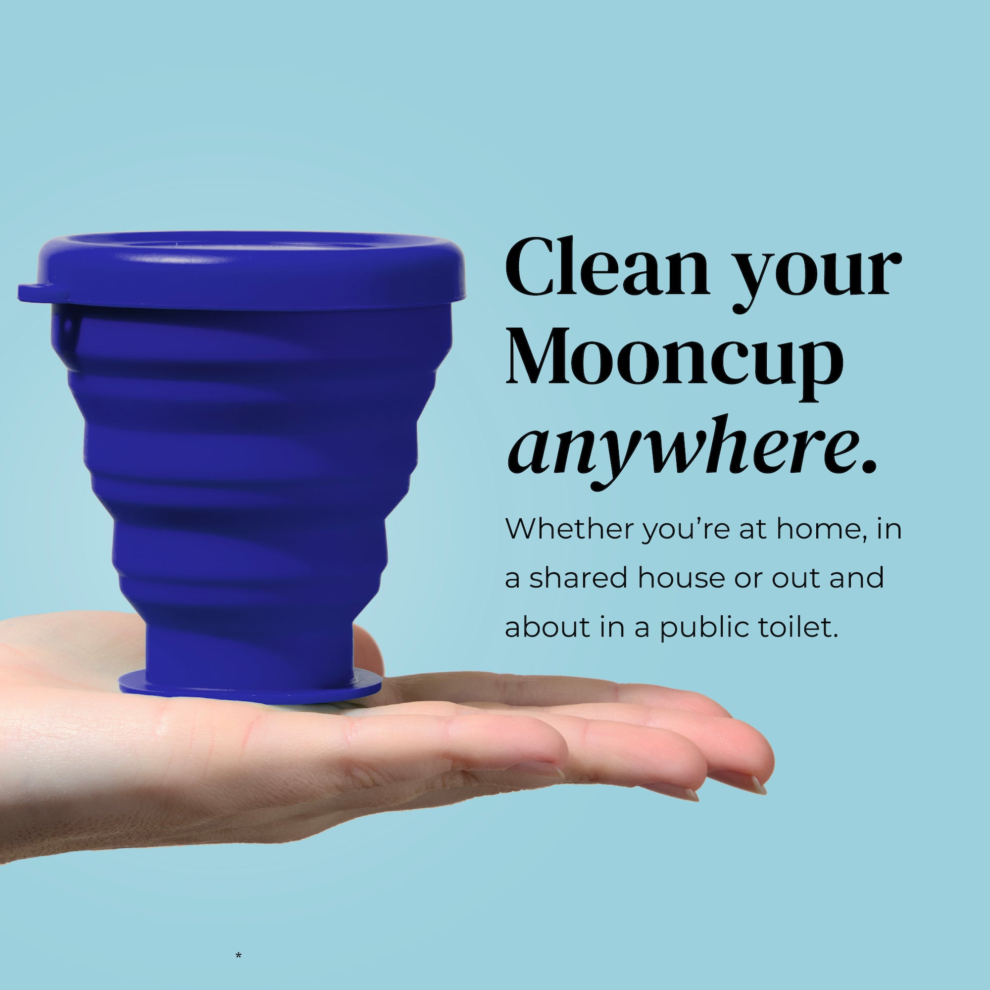 mooncup-contenitore-per-la-pulizia-coppetta-mestruale-in-silicone-collassabile image 3
