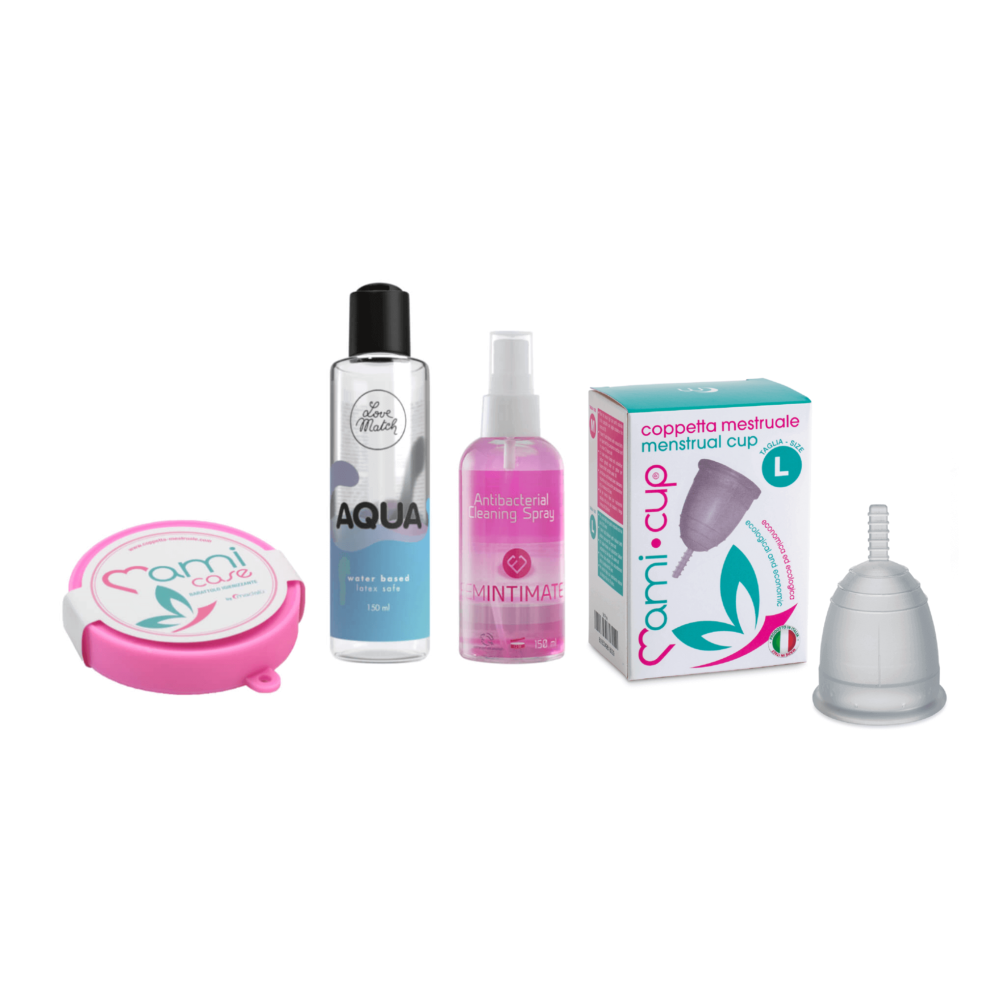 mamicup-kit-base-coppetta-mestruale-con-sterilizzatore-spray-gel-lubrificante-e- image 8