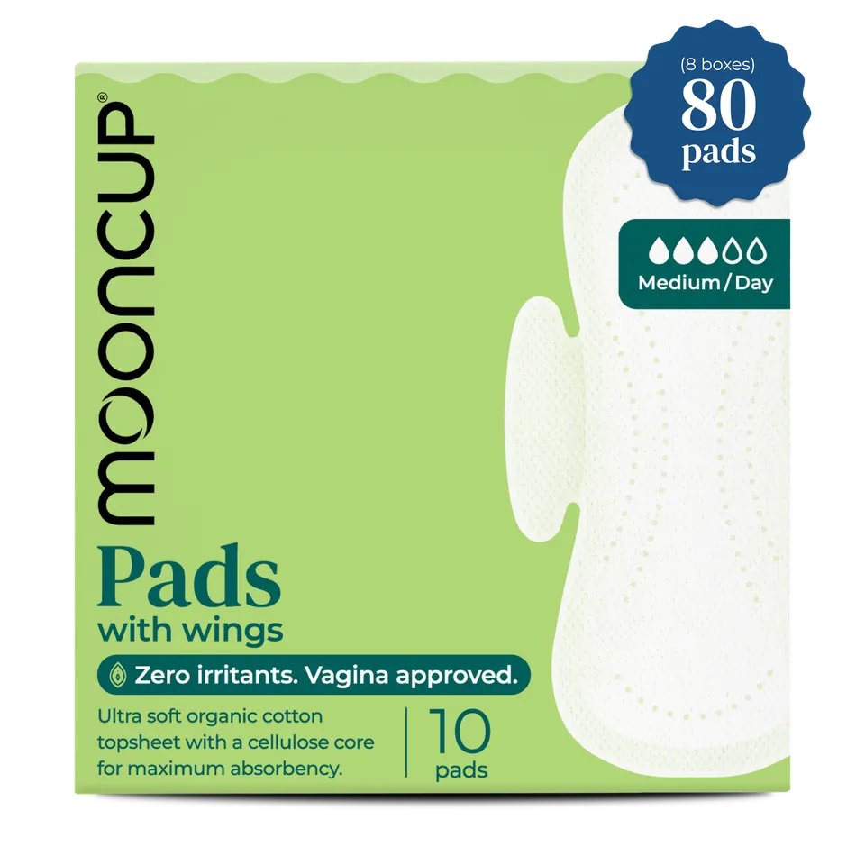 mooncup-restock-pack-80-assorbenti-medium-day-con-ali image 1