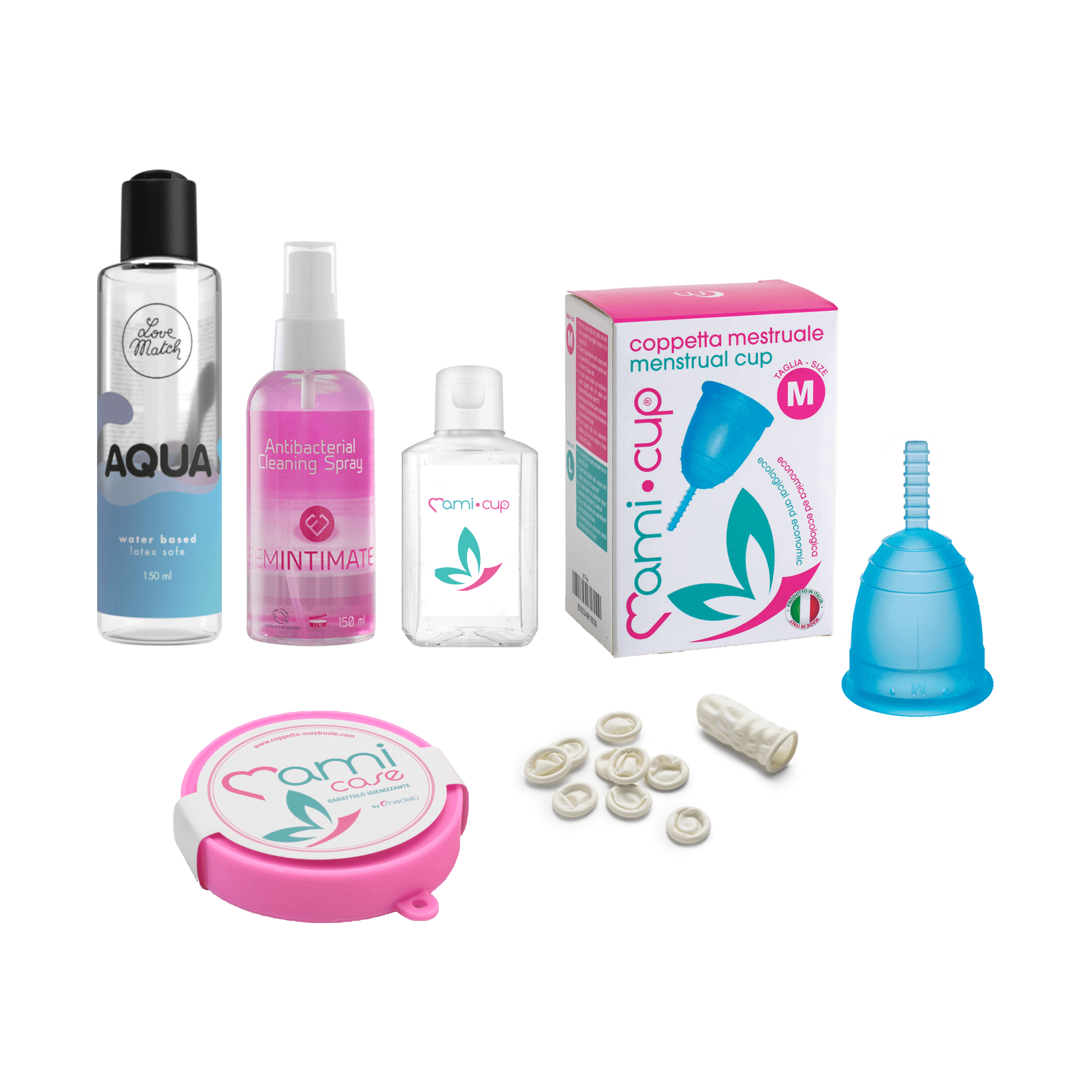 mamicup-kit-completo-ciclo-mestruale-con-coppetta-sterilizzatore-spray-gel-e-mam image 3
